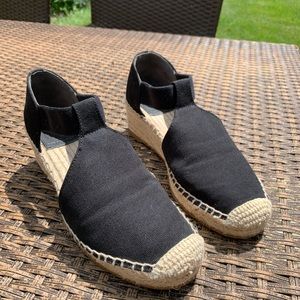 Tory Burch Catalina Espadrille Wedge Sandal Black